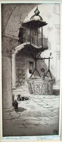 Margaret Aulton - A courtyard well, Verona