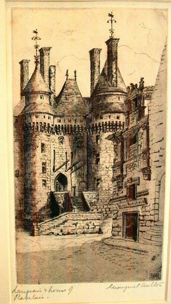 Margaret-Aulton---Castle-Front,-Rabelais Castle Front, Rabelais by Margaret Aulton