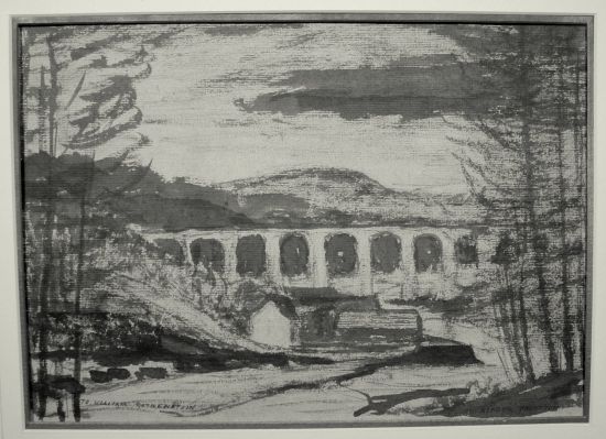 Alfred Thornton - Viaduct at St Germans, Cornwall Alfred Thornton - Viaduct at St Germans, Cornwall