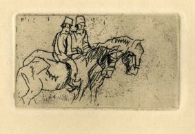Sir Frank Brangwyn, RA. RE. RWS. - L'Ombre de la Croix - 1