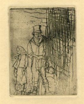 Sir Frank Brangwyn, RA. RE. RWS. - L'Ombre de la Croix - 4