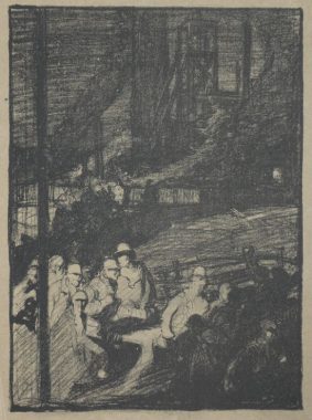 Sir Frank Brangwyn, RA. RE. RWS. - THE MINE