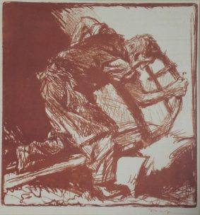 Sir Frank Brangwyn, RA. RE. RWS. - THE WHEEL