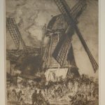 Sir Frank Brangwyn, RA. RE. RWS. - The Skittle Match