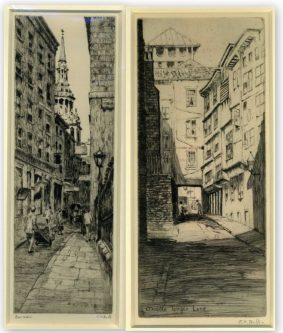 Jeanne Bull - Bow Lane; Middle Temple Lane
