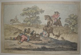 James Gillray - 4 Restrikes inc. HOUNDS FINDING