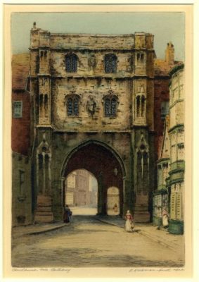 Herdman-Smith, Robert - Canterbury, Christ Church Gate