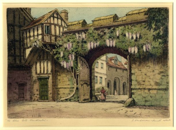 Herdman-Smith, Robert - Winchester, The Close Gate Robert Herdman-Smith - Winchester, The Close Gate