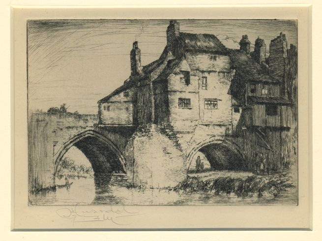 George Huardle-Bly - Old Elvet Bridge, DURHAM George Huardle-Bly - Old Elvet Bridge, DURHAM