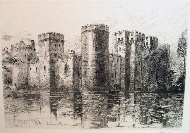 Monk, William - BODIAN CASTLE, EAST SUSSEX Monk, William - BODIAN CASTLE, EAST SUSSEX