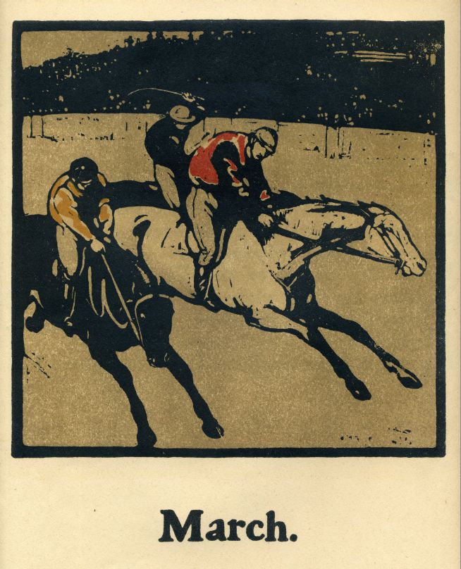 Nicholson, Sir William - Almanac of 12 Sports. Sir William Nicholson - Almanac of 12 Sports