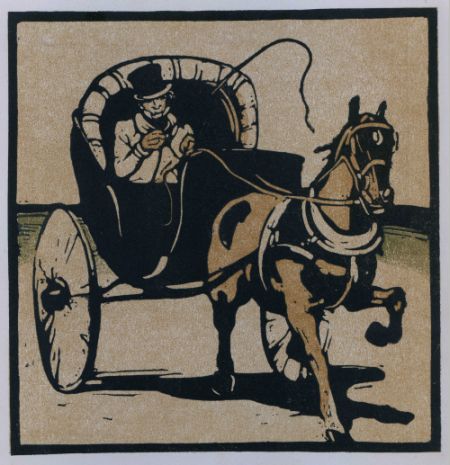 Nicholson, Sir William - The Cabriolet Sir William Nicholson - The Cabriolet