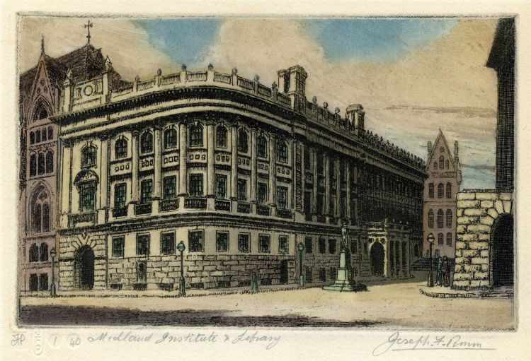 Pimm JF, The Midland Institute, Margaret St. Joseph Frank Pimm - The Midland Institute, Margaret St.