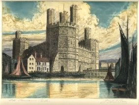 Joseph Frank Pimm - Caernarvon Castle