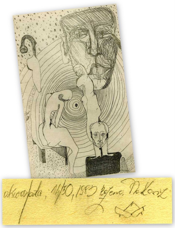 Pokonz, Bozena, Abstract etching - PEJZAZ Bozena Pokonz - PEJZAZ