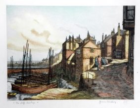 James Priddey - Newlyn, The Cliff