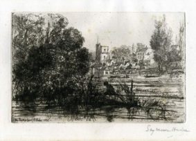 Francis Seymour Haden - Twickenham Church