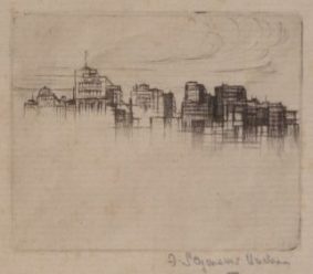 Francis Seymour Haden - Rooftops
