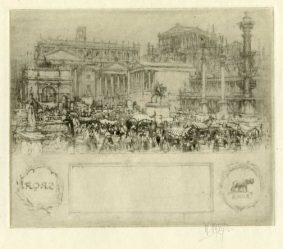 Sir William Walcot - Romans in the Forum