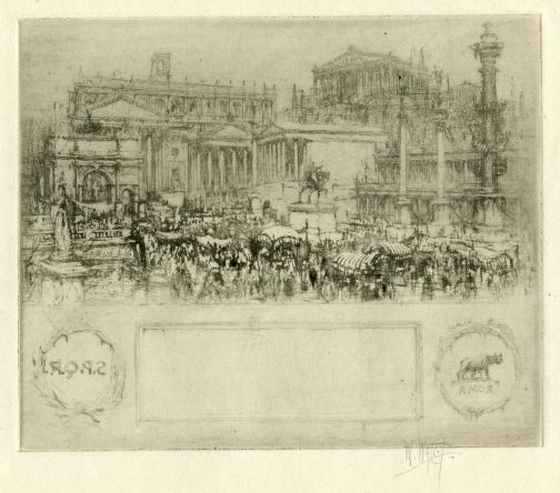 William Walcot - Romans in the Forum Sir William Walcot - Romans in the Forum