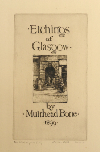 Muirhead Bone Etchings of Glasgow